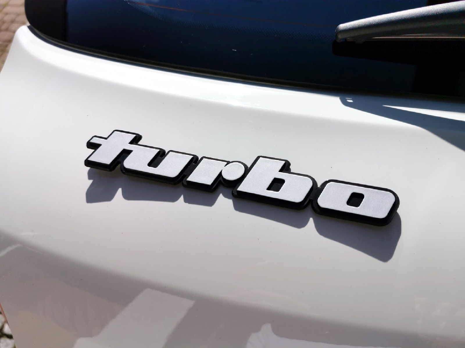 Auto Relief 3D Emblem turbo Typenschild (ca. 12 cm)
