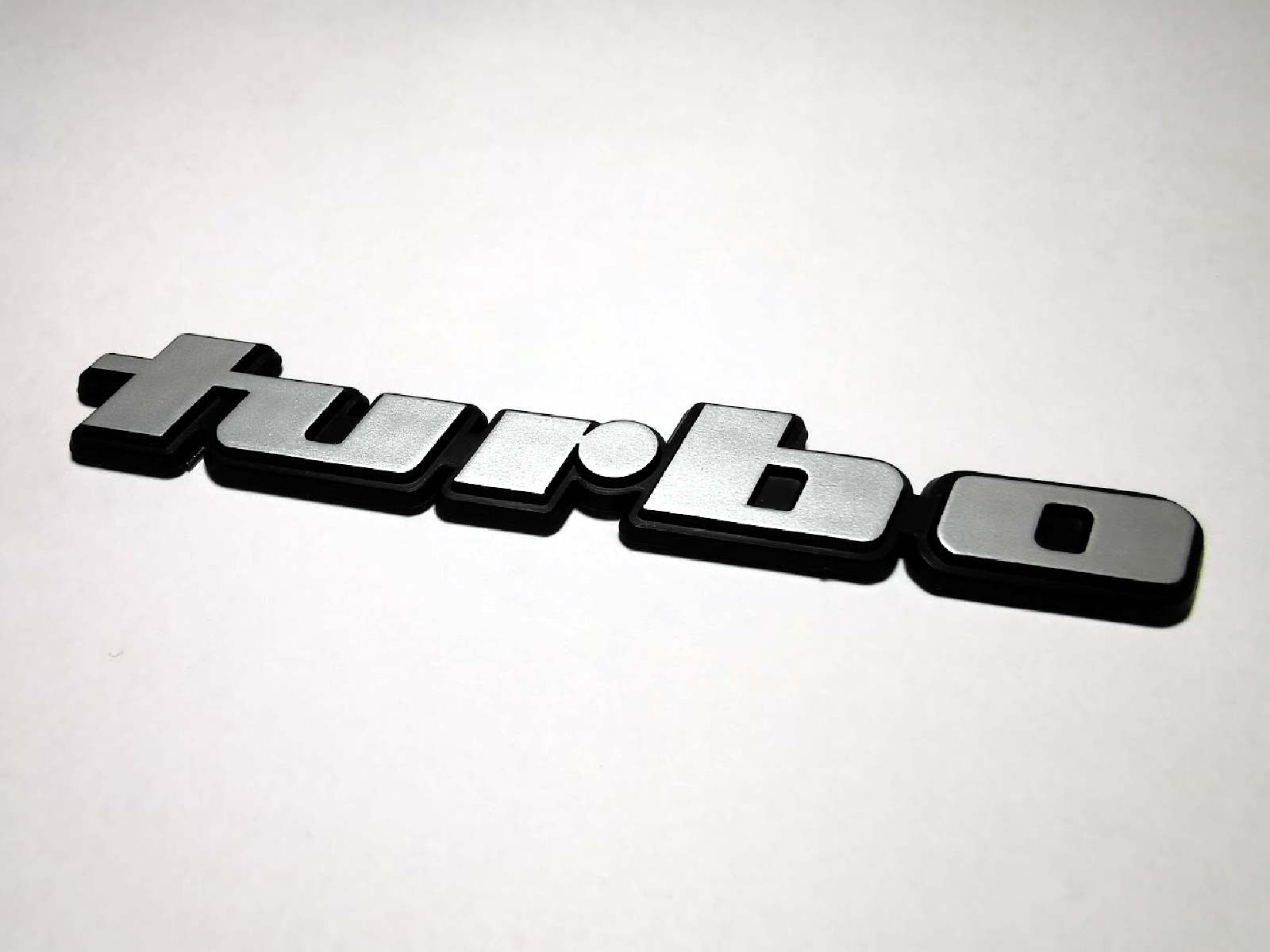 Auto Relief 3D Emblem turbo Typenschild (ca. 12 cm)