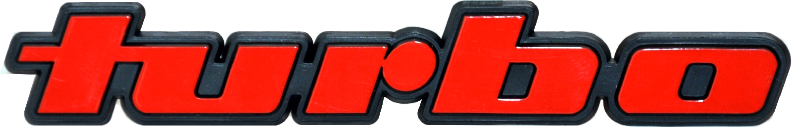 Auto Relief 3D Emblem turbo Typenschild (ca. 12 cm)