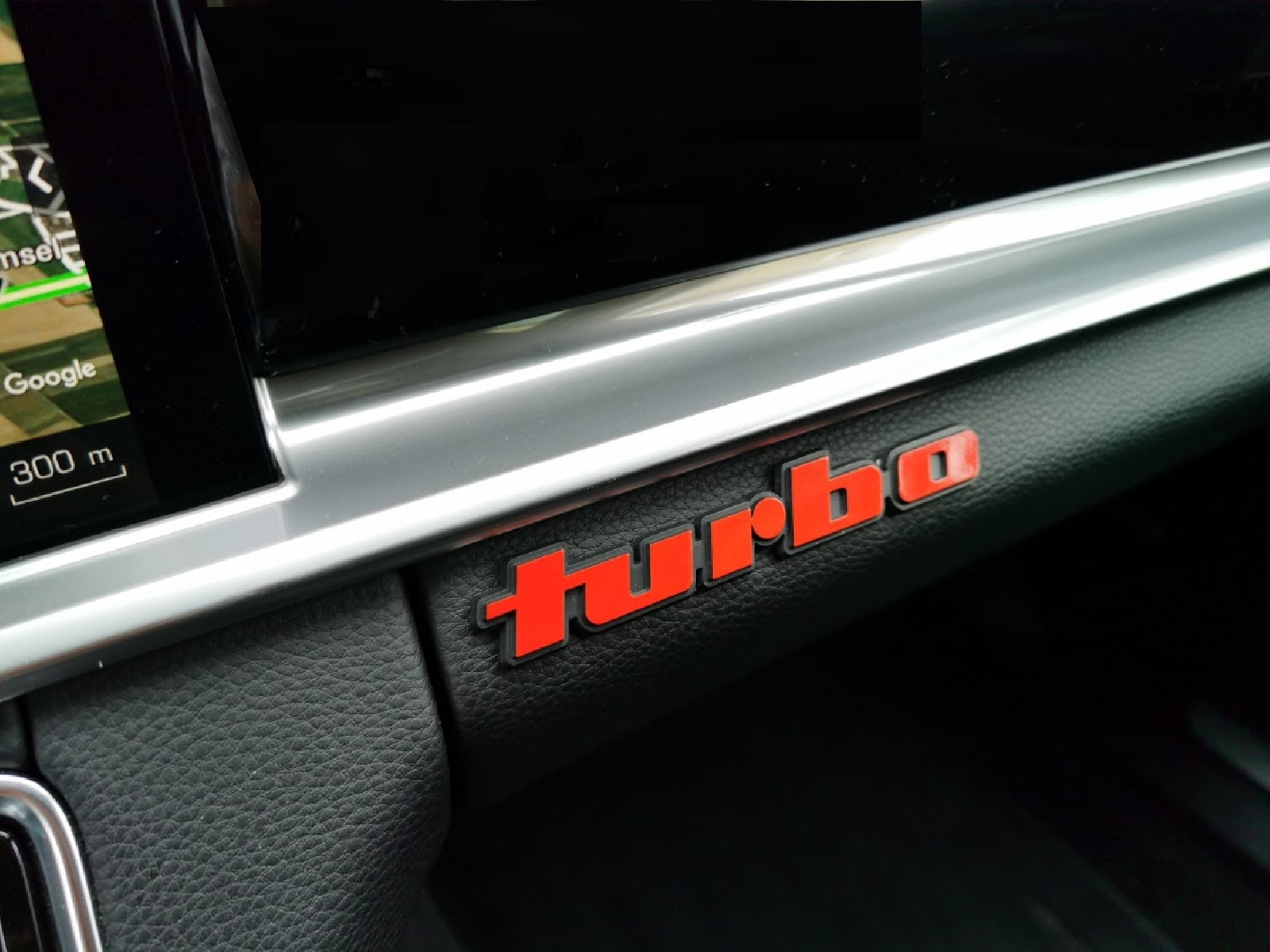 Auto Relief 3D Emblem turbo Typenschild (ca. 12 cm)