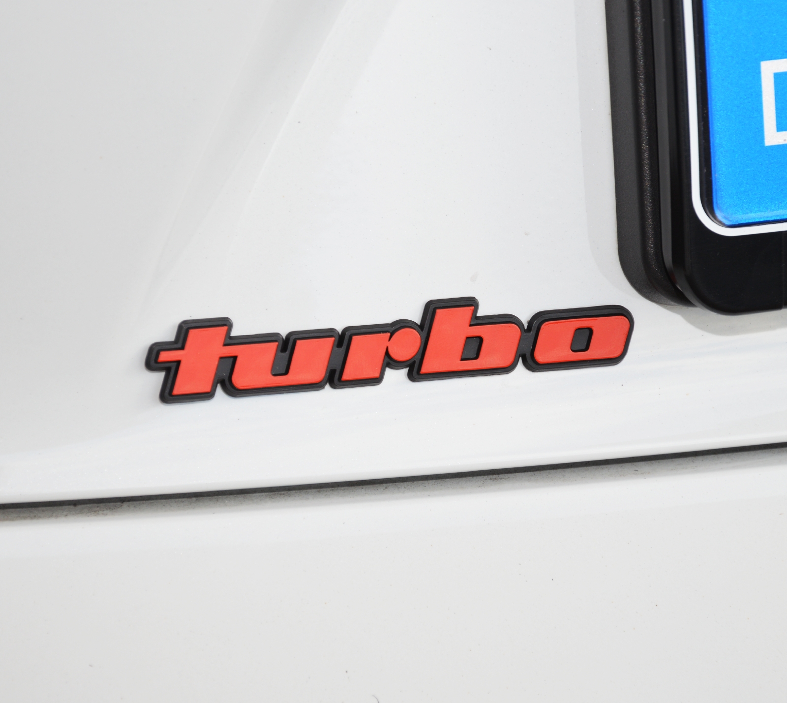 Auto Relief 3D Emblem turbo Typenschild (ca. 12 cm)