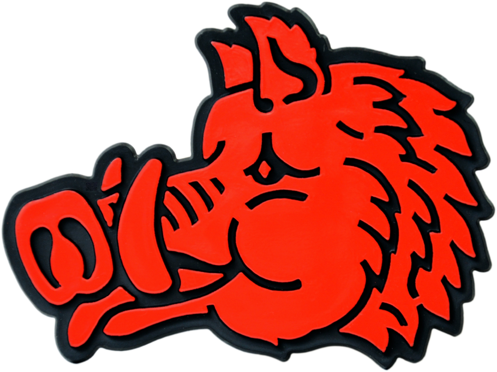 Eber Sau Wildsau Keiler Emblem Relief Schild (ca. 8 cm)