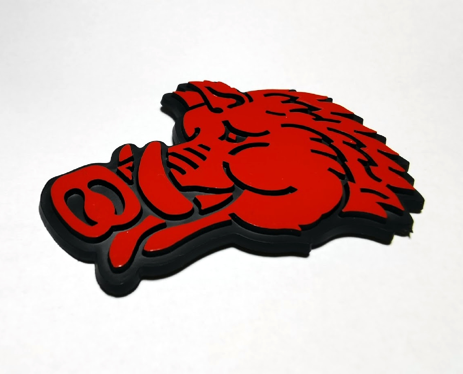 Eber Sau Wildsau Keiler Emblem Relief Schild (ca. 8 cm)