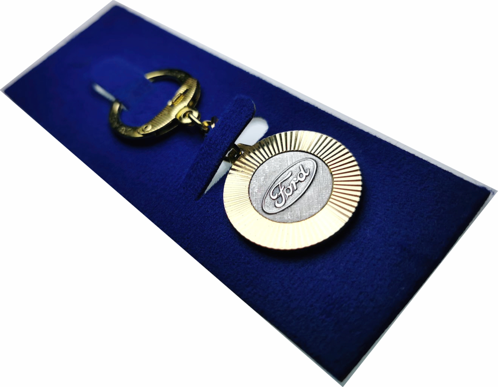 Ford Metall Schlüsselanhänger Anhänger Diamantschliff Lüfterrad