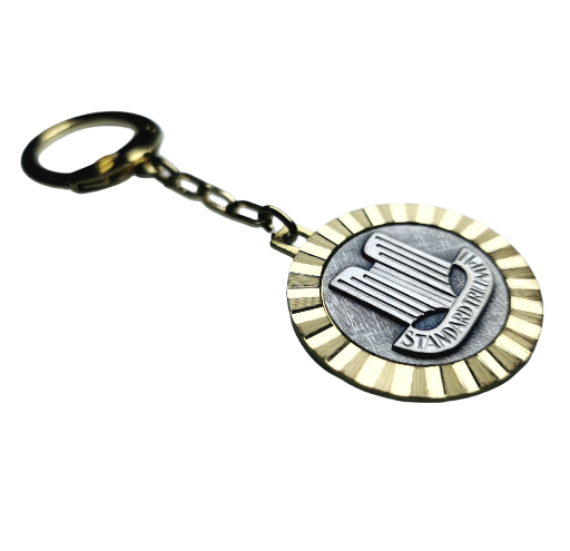 Standard Triumph Metall Schlüsselanhänger Anhänger Diamantschliff Lüfterrad