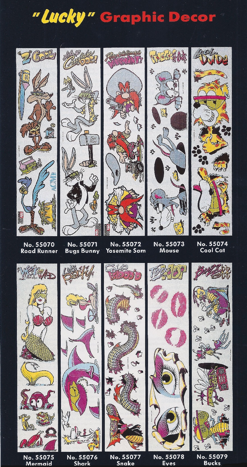 Buzz Bee Auto Graphic Decor XL Lucky Decals + Rakel Set