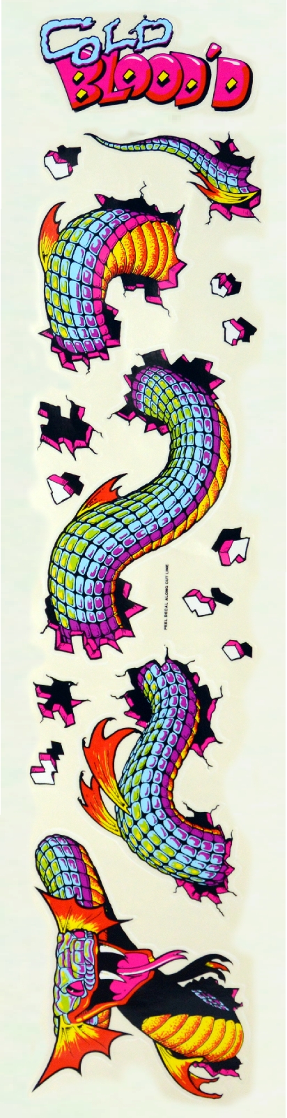 Looney Tunes Poison Snake Schlange Graphic Decor XL Lucky Decals + Rakel Set