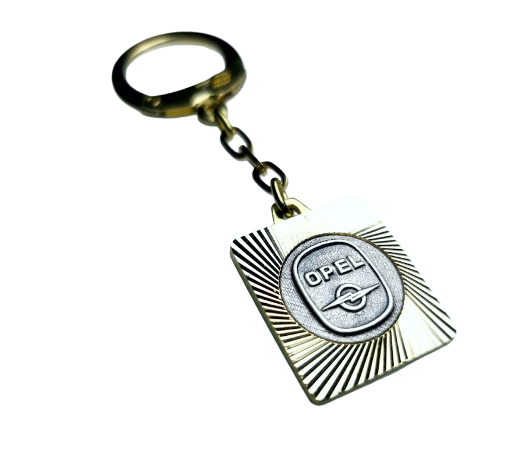 Schlüsselanhänger Opel Metall Diamantschliff Anhänger