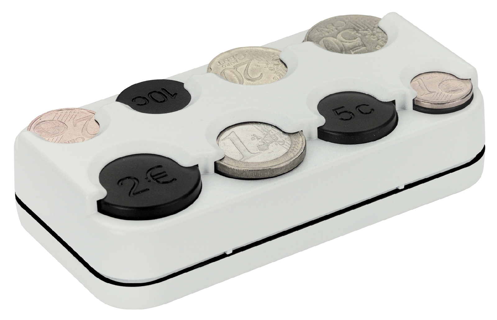 Auto KFZ Euro Münzbox 8er Münzhalter Münzen Halter