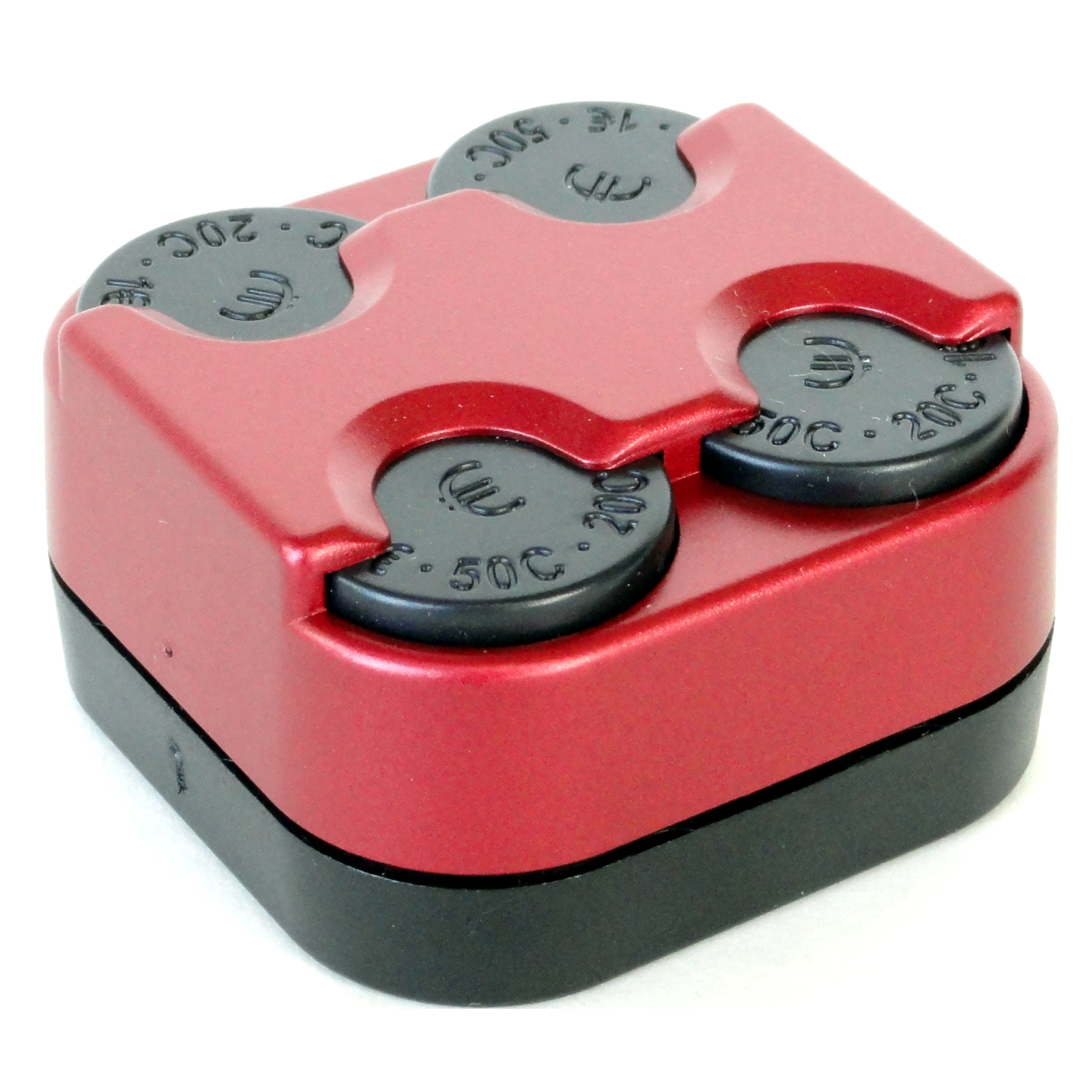 Rote Euro Münzbox 4er Münzhalter Münzen Halter