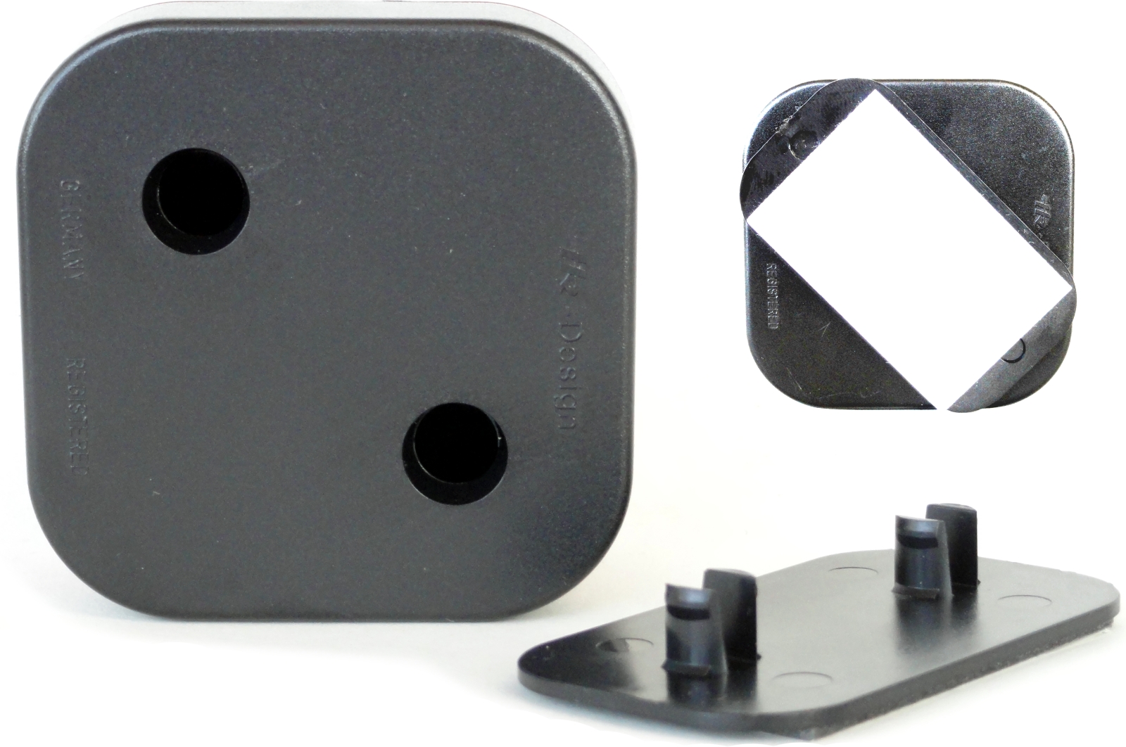 Silberfarbene Euro Münzbox 4er Münzhalter Münzen Halter