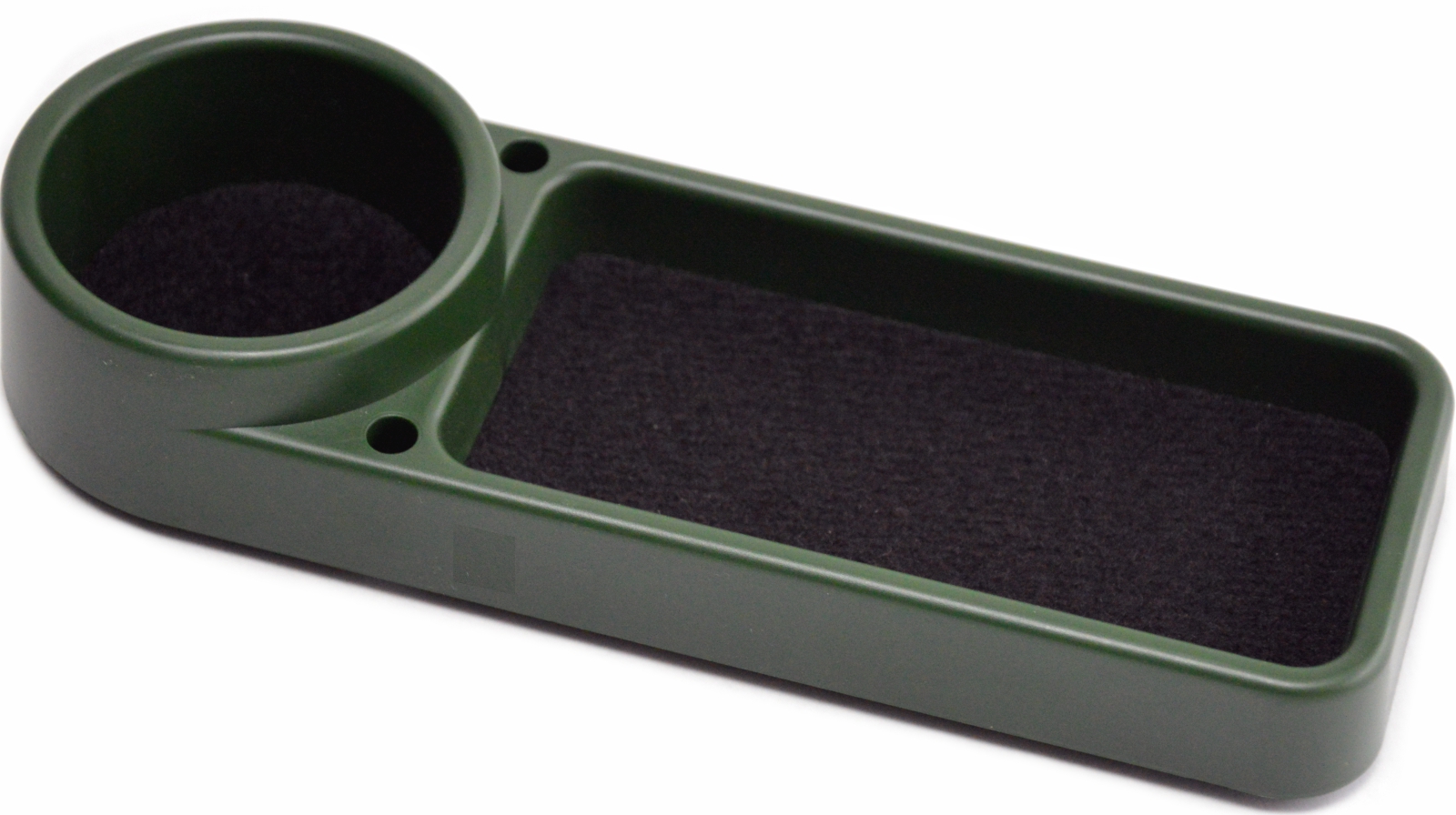 Grüner Dosen Becher Getränke Halter mit Ablagefach