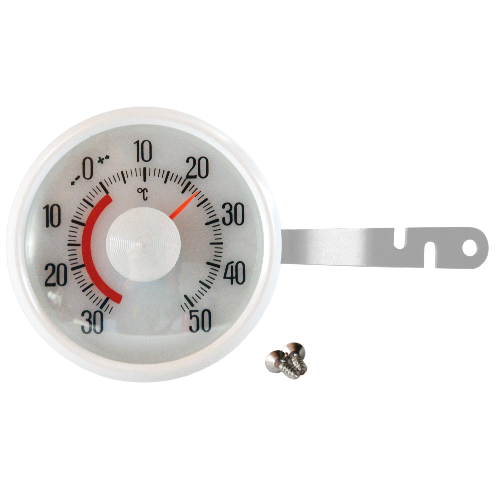 Thermometer teiltransparent innenbelüftet mit Halterung