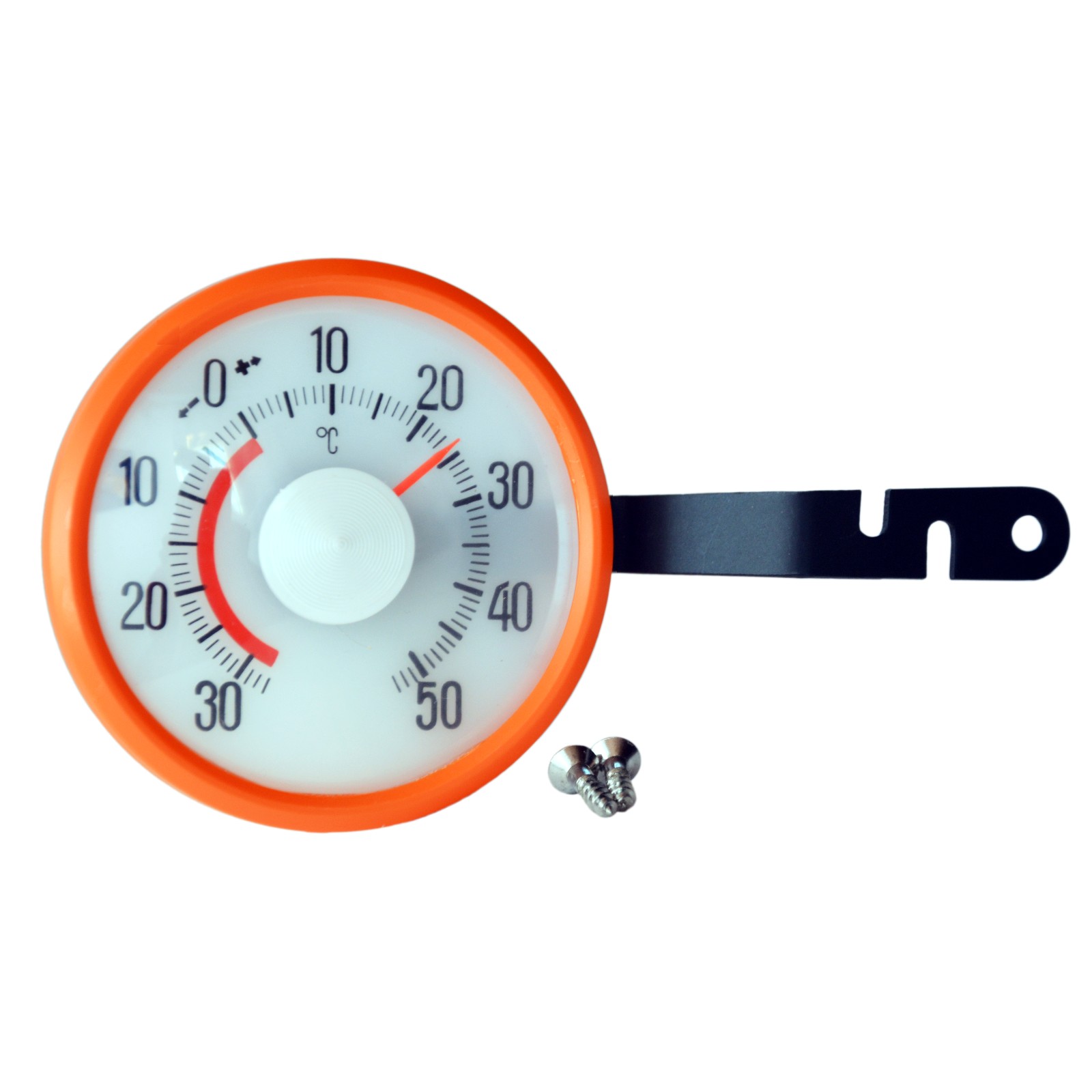 Thermometer teiltransparent innenbelüftet mit Halterung