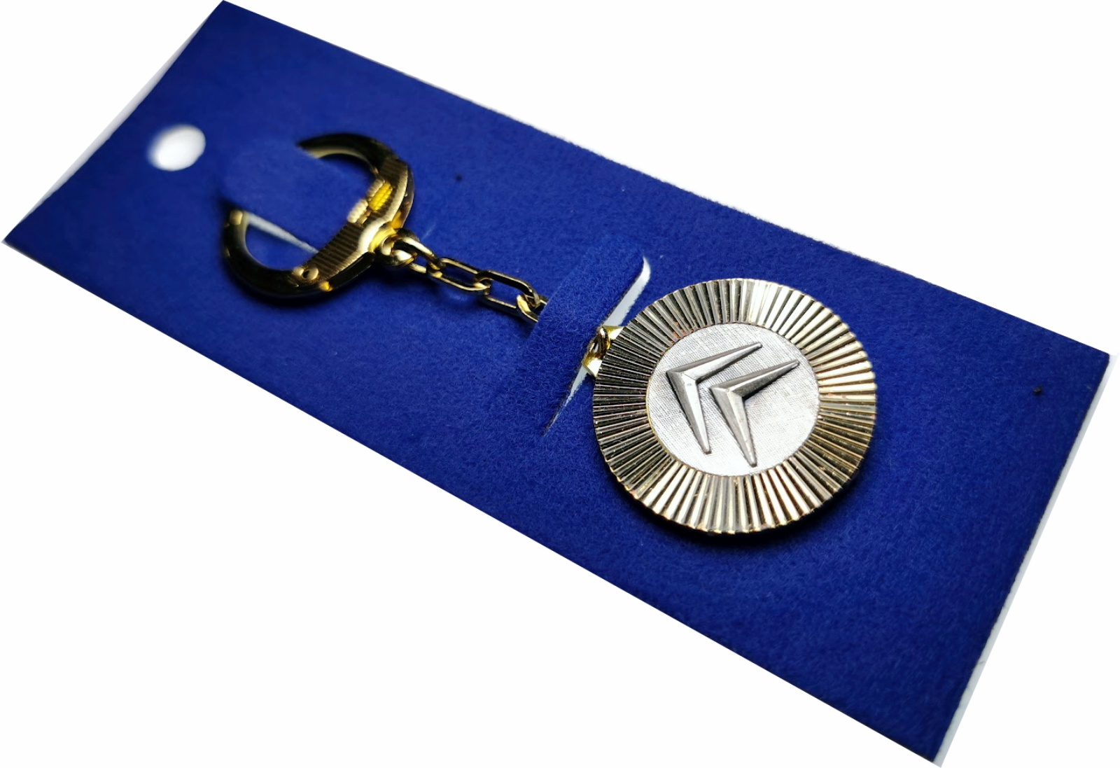 Citroen Metall Schlüsselanhänger Anhänger Diamantschliff Lüfterrad