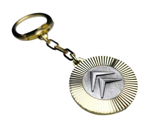 Citroen Metall Schlüsselanhänger Anhänger Diamantschliff Lüfterrad