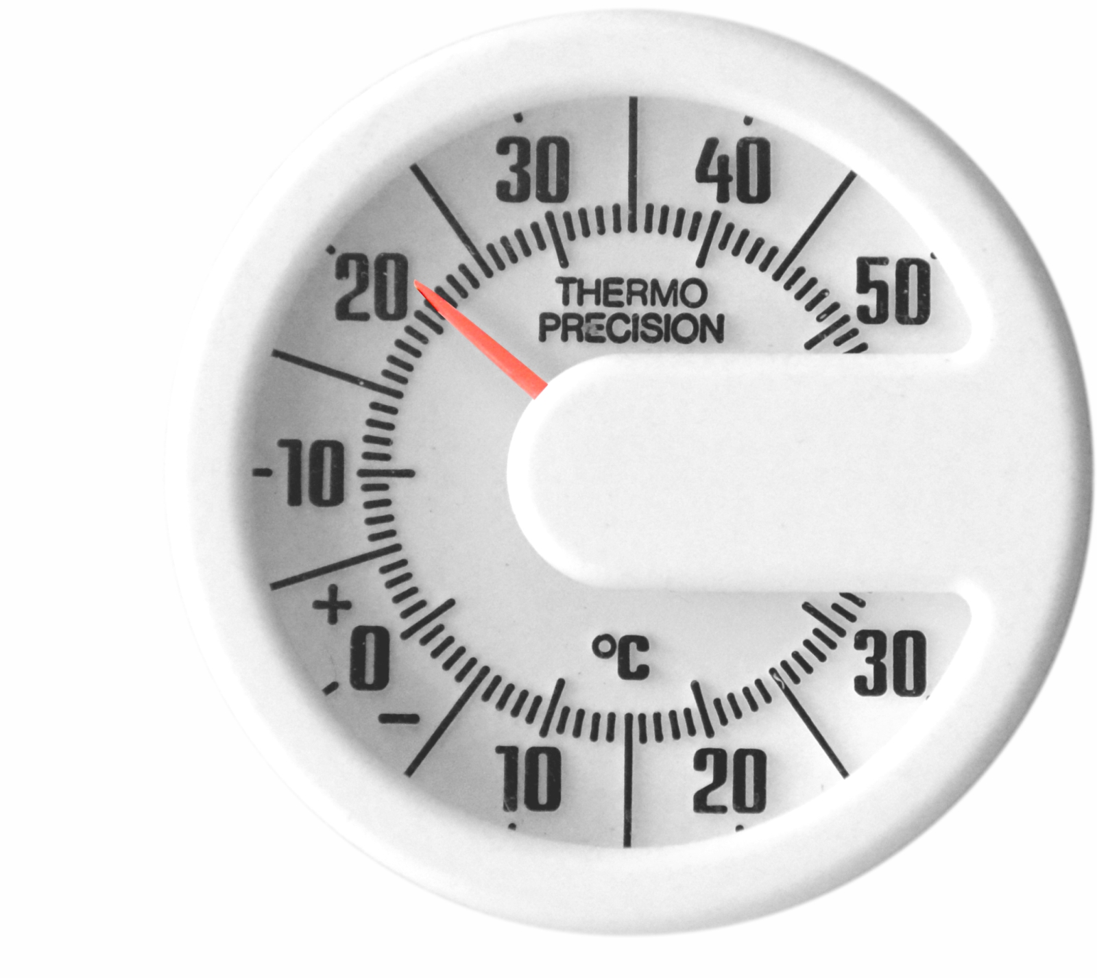 Reliefskala Thermometer 5,6 cm zum ankleben