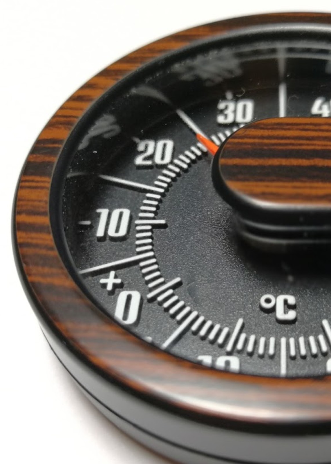 Reliefskala Wood Design Thermometer 5,6 cm selbstklebend