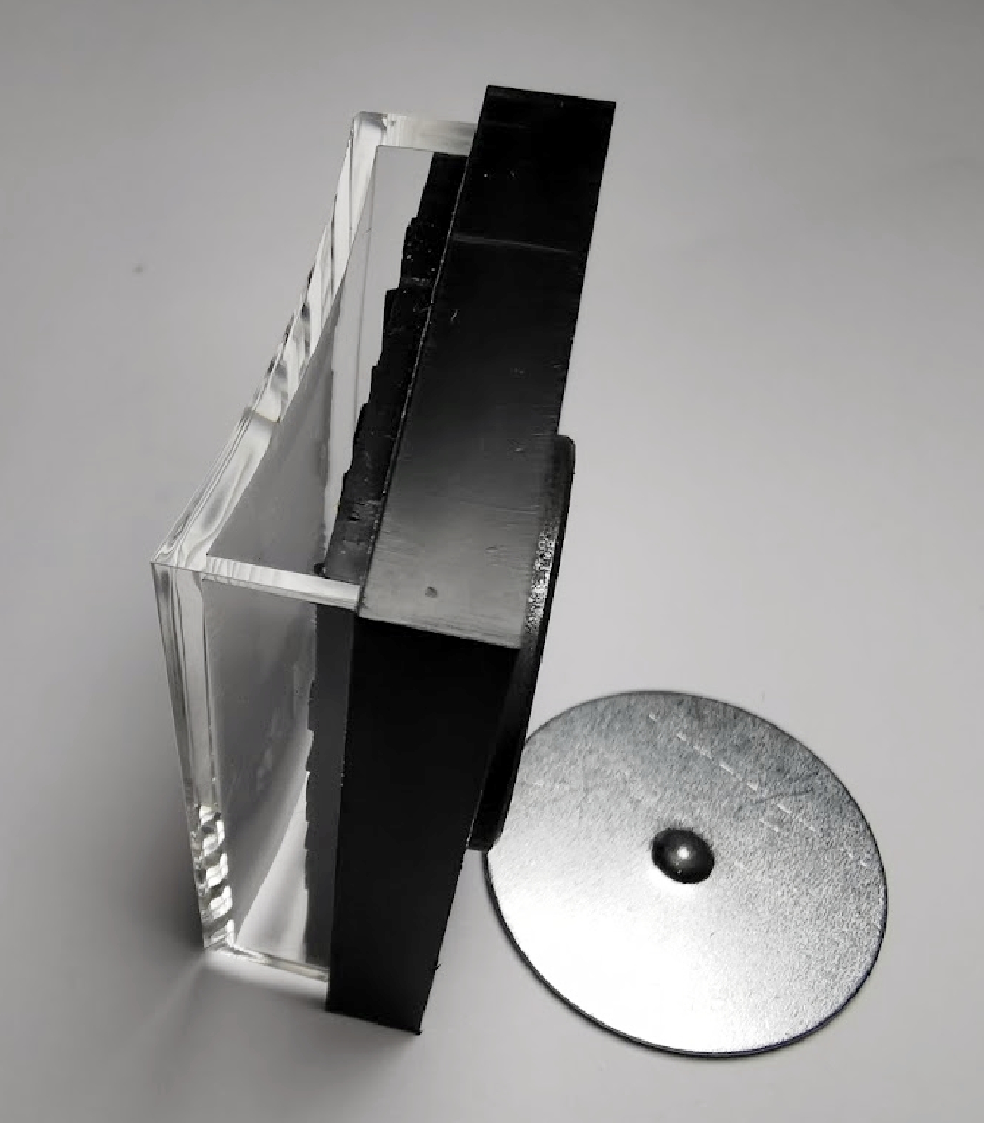 Auto Bimetall Thermometer 6 x 4 cm mit Reliefskala