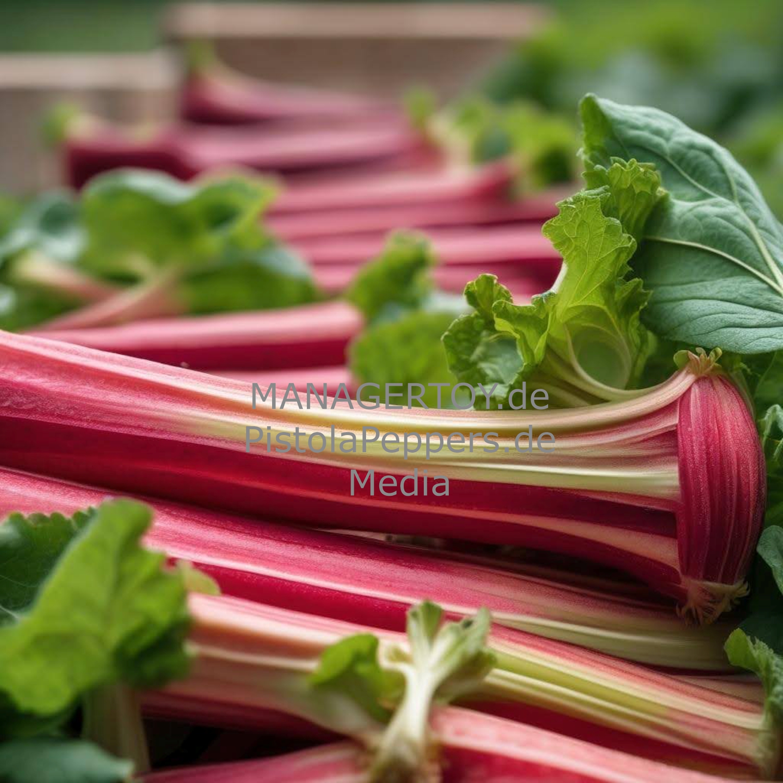 Rhabarber Bäumchen 3er Set