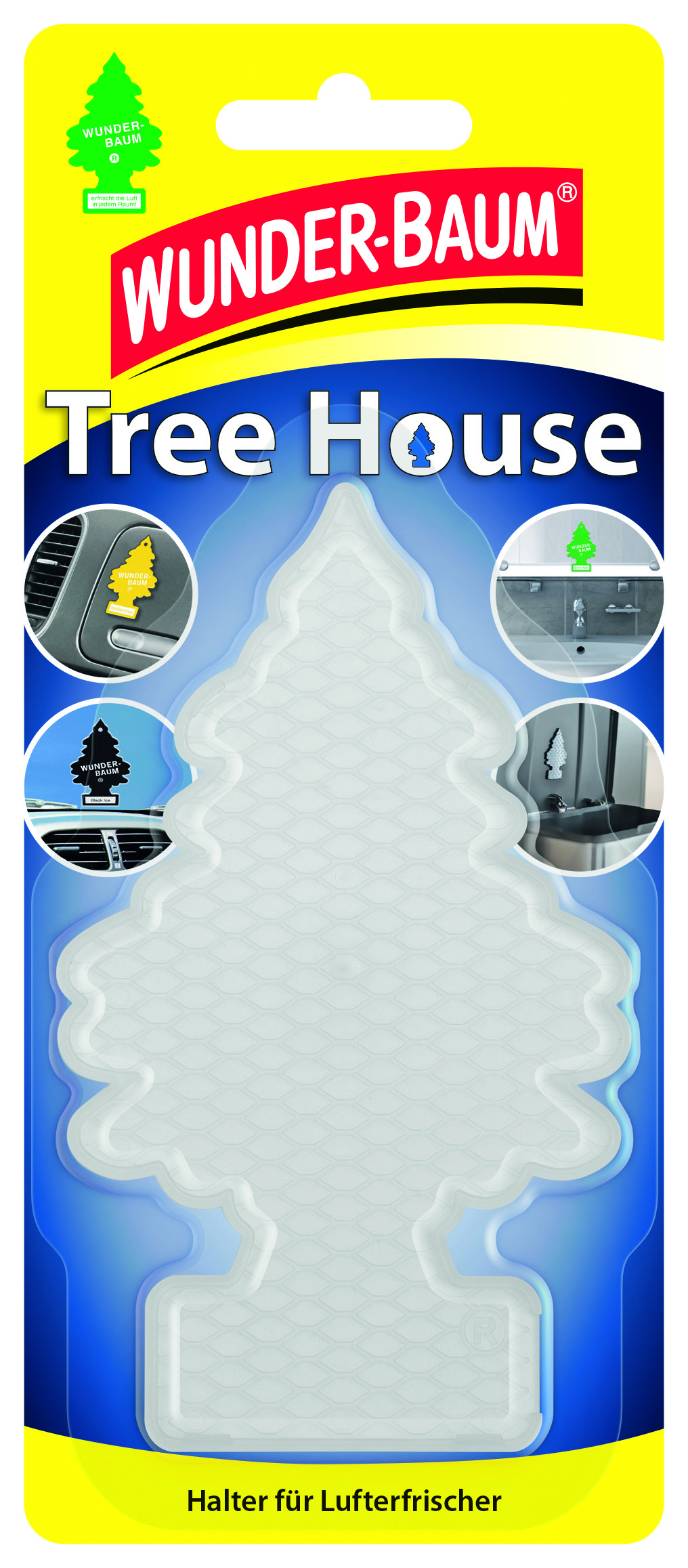 Tree House Bäumchen Halterung OHNE DUFT WUNDERBAUM Halter Clip
