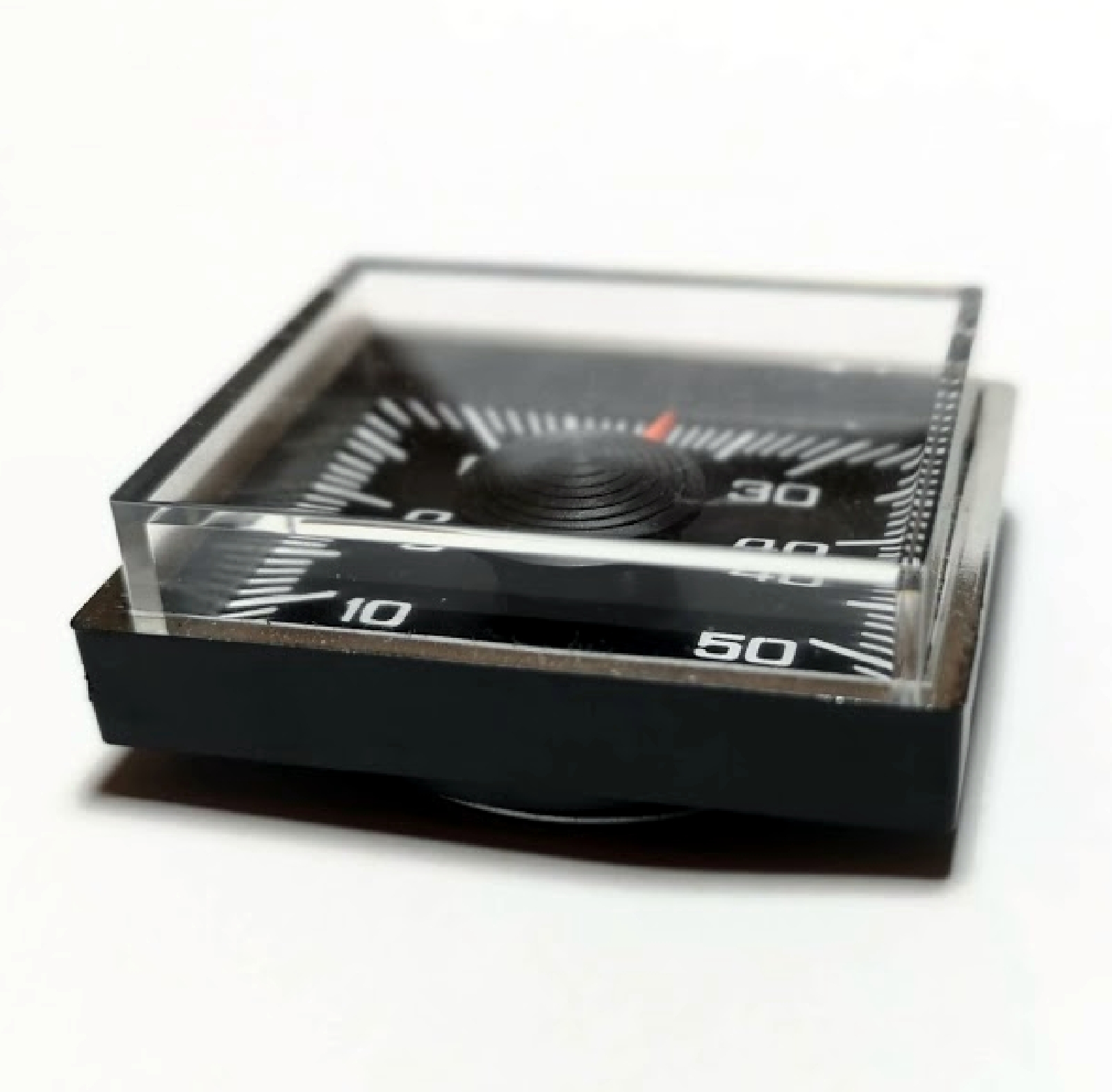 Auto Bimetall Thermometer 4,5 x 3,8 cm mit Magnethalter