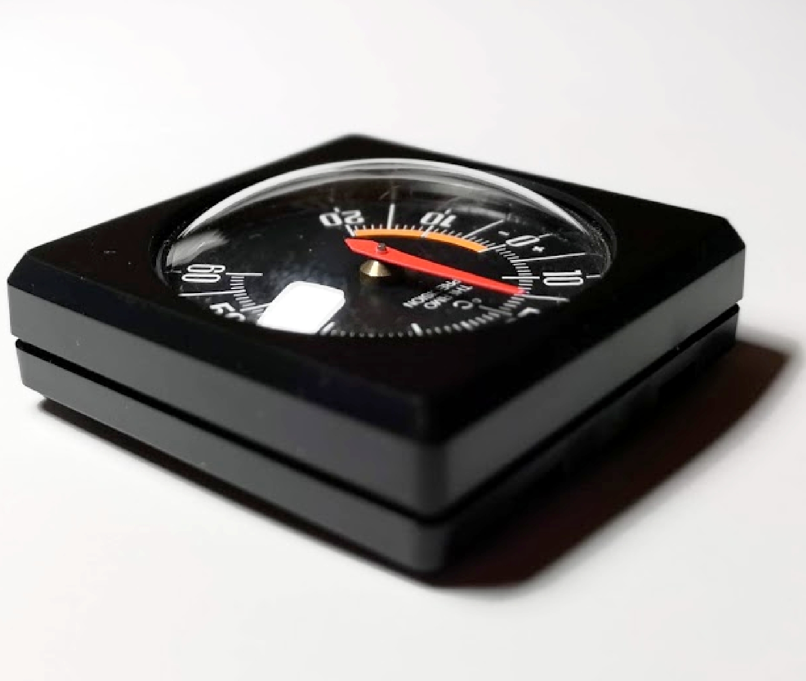 Bimetall Thermometer 4,8 x 4,8 cm konvex