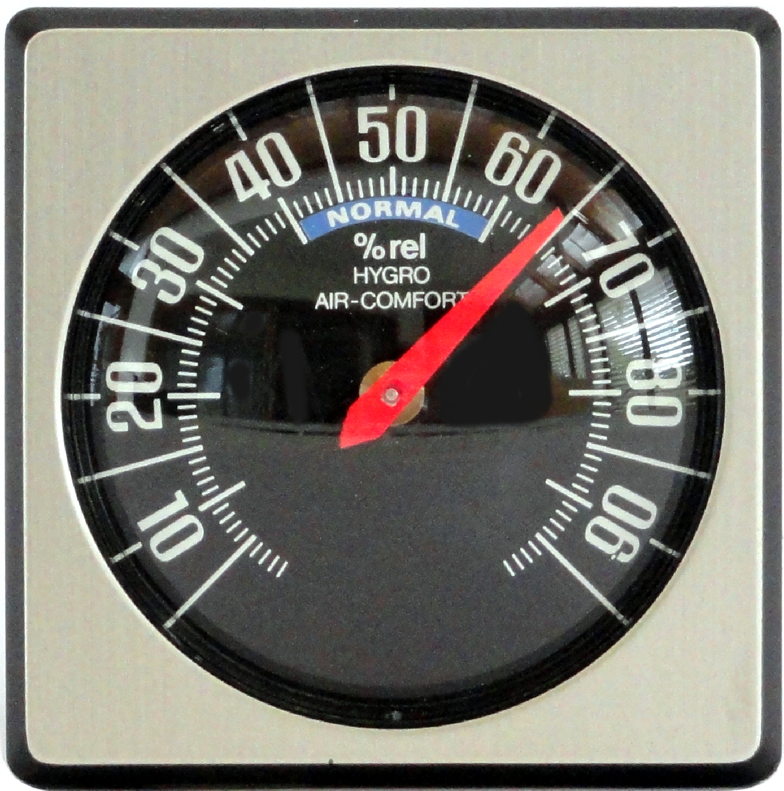 Bimetall Hygrometer 4,8 x 4,8 cm konvex