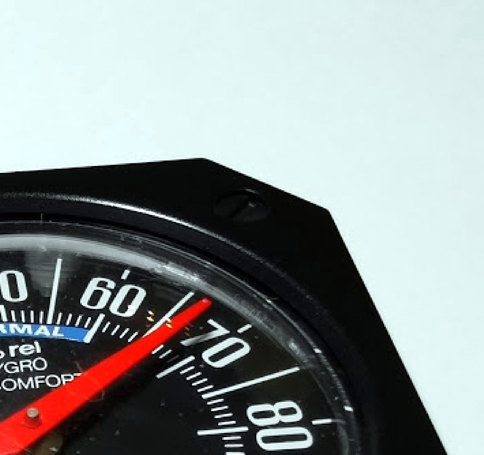 Bimetall Hygrometer 4,8 x 4,8 cm konvex