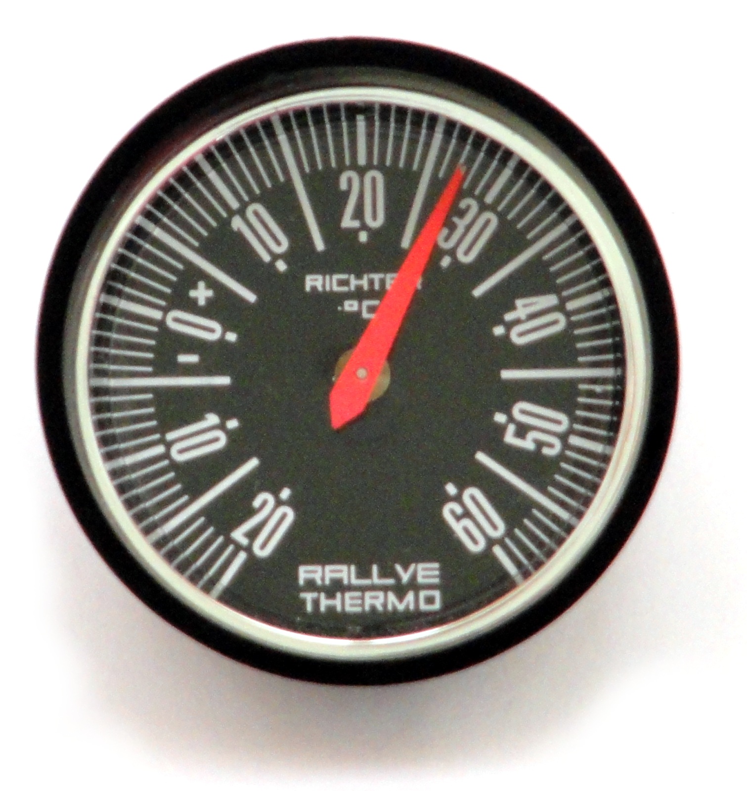 Bimetall Rallye Thermometer 5,8 cm konvex