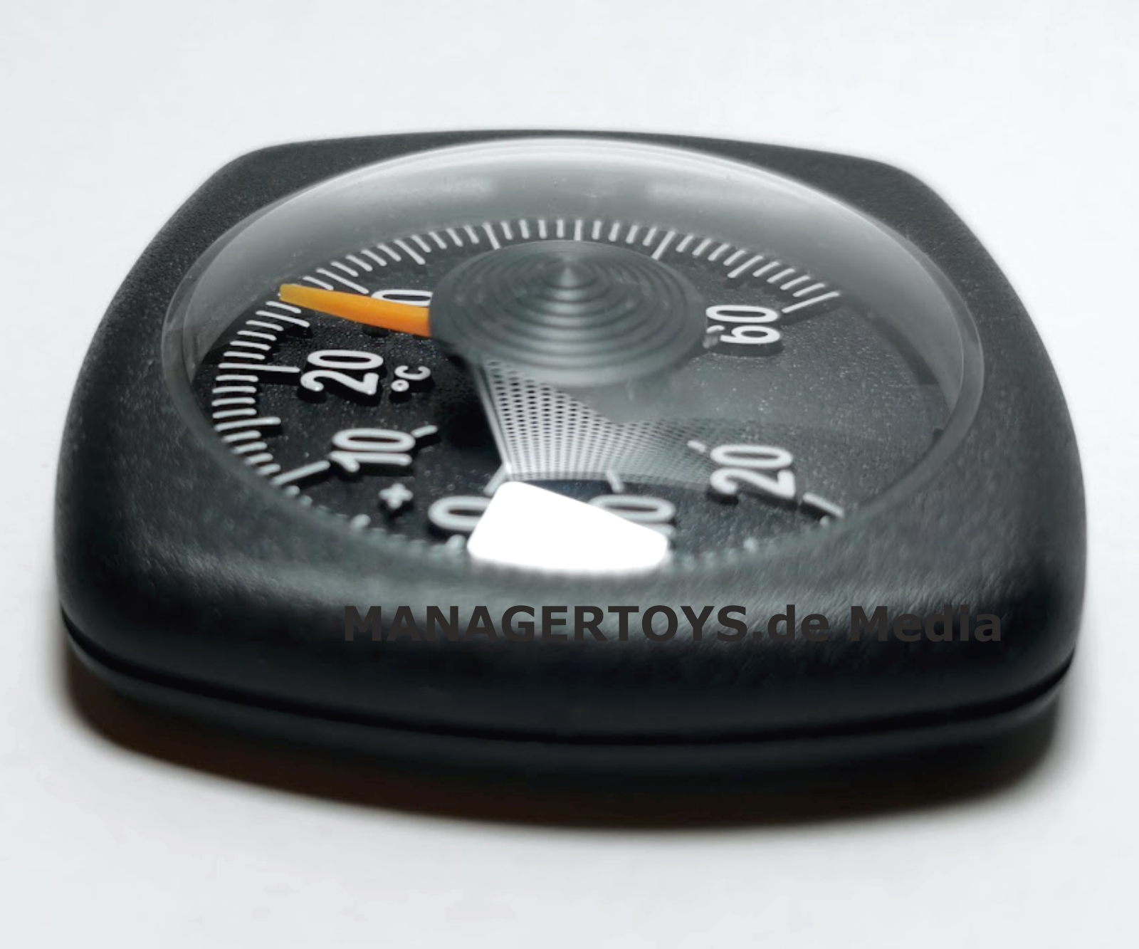 Bimetall Auto Thermometer 5 x 5 cm konvex u. selbstklebend