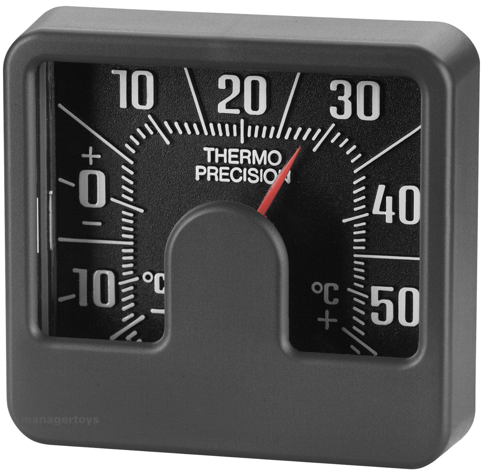 Bimetall Auto Thermometer 6 x 5,6 cm mit Reliefskala