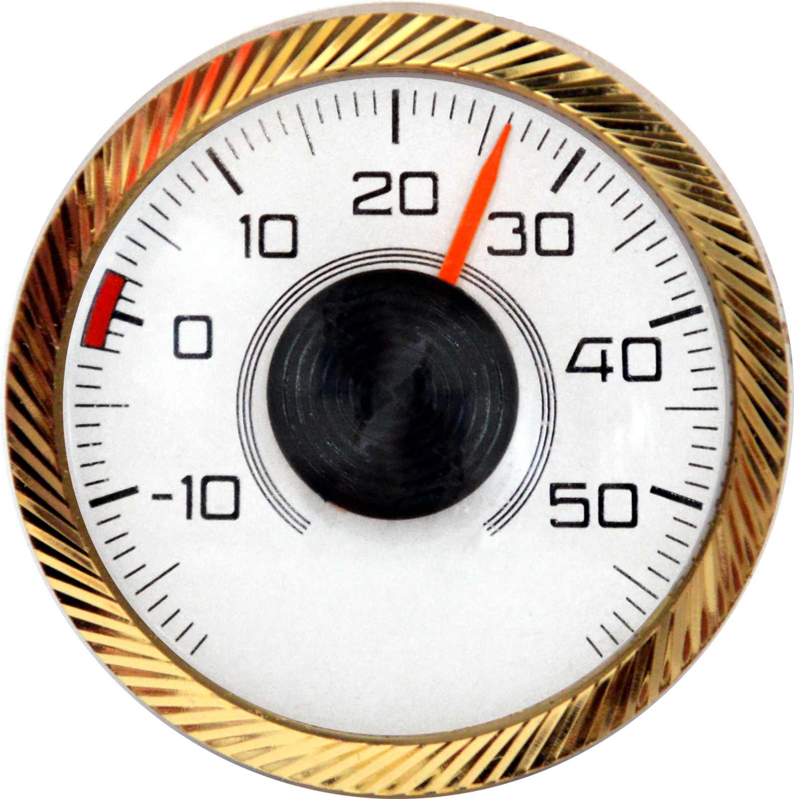 Auto Bimetall Thermometer 4,4 cm mit Magnethalter