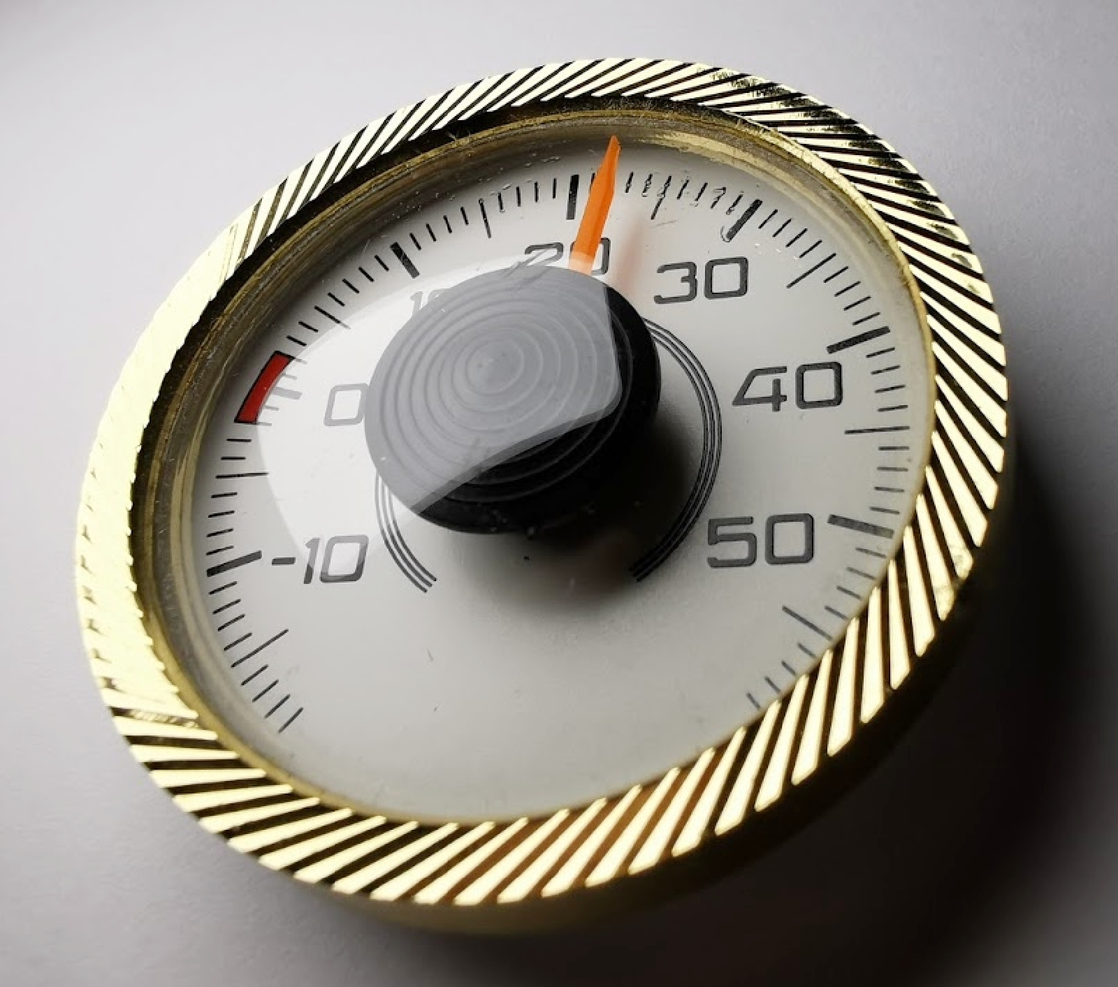 Auto Bimetall Thermometer 4,4 cm mit Magnethalter