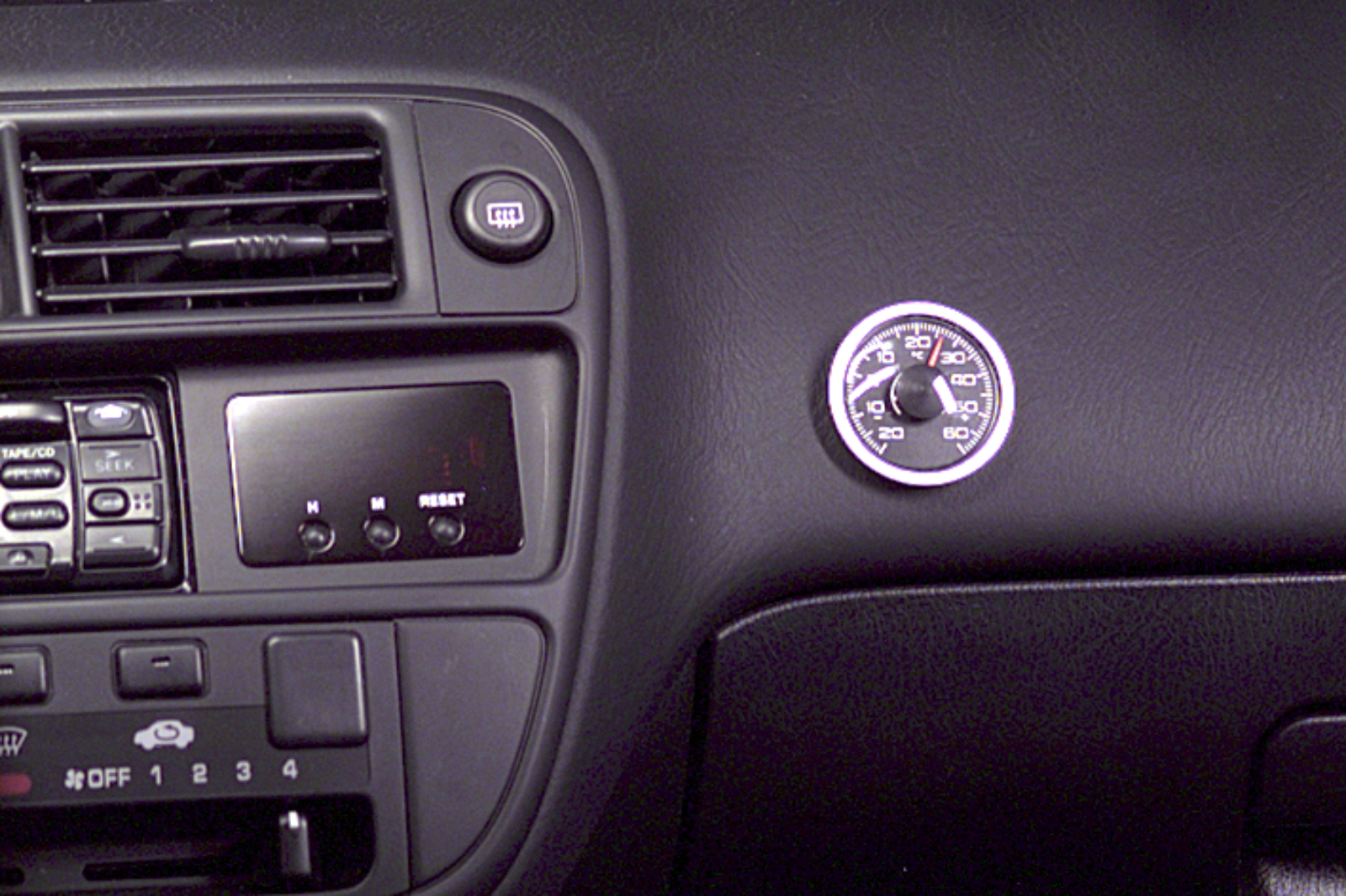 Auto Bimetall Thermometer 4,6 cm selbstklebend