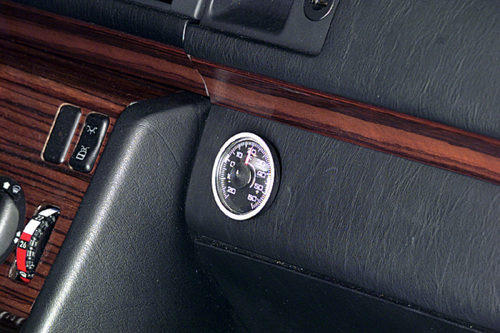 Auto Bimetall Thermometer 4,6 cm selbstklebend