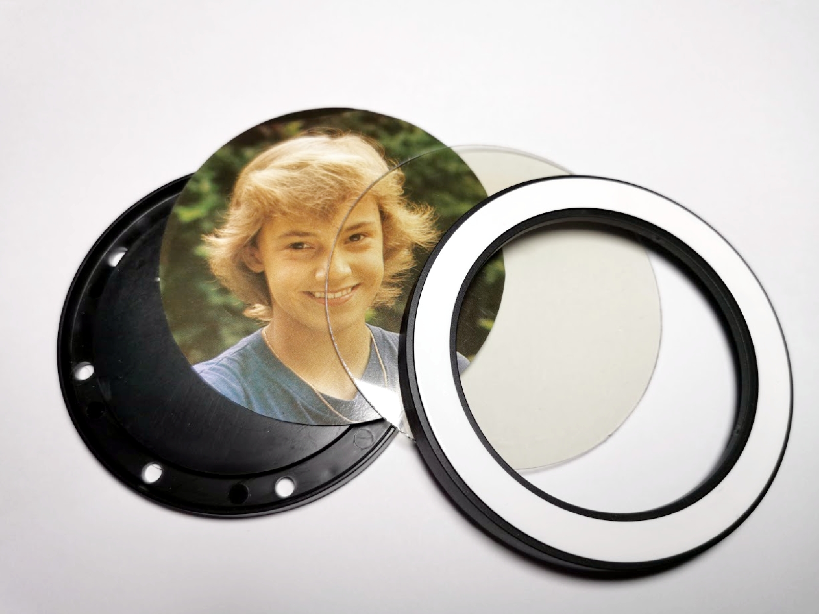 Bilder Foto Rahmen weiß 8 cm mit Aufsteller