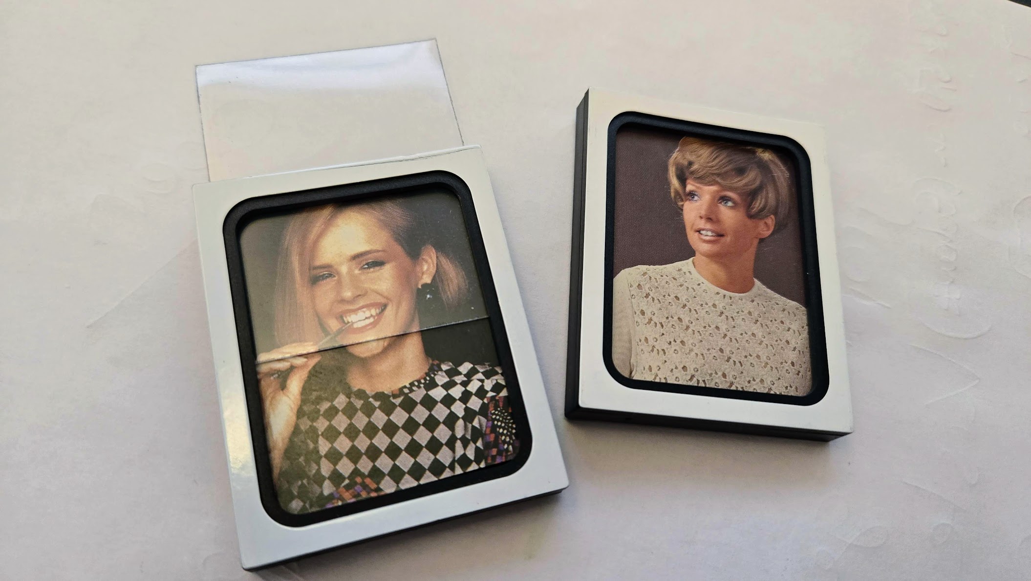 Bilderrahmen Fotorahmen weiß 6 x 5 cm selbstklebend