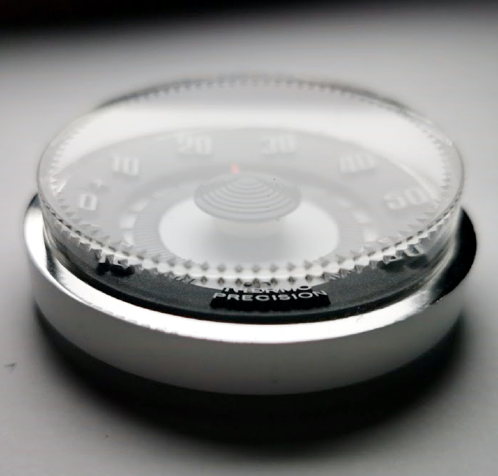 Auto Bimetall Thermometer weiß 5,6 cm selbstklebend