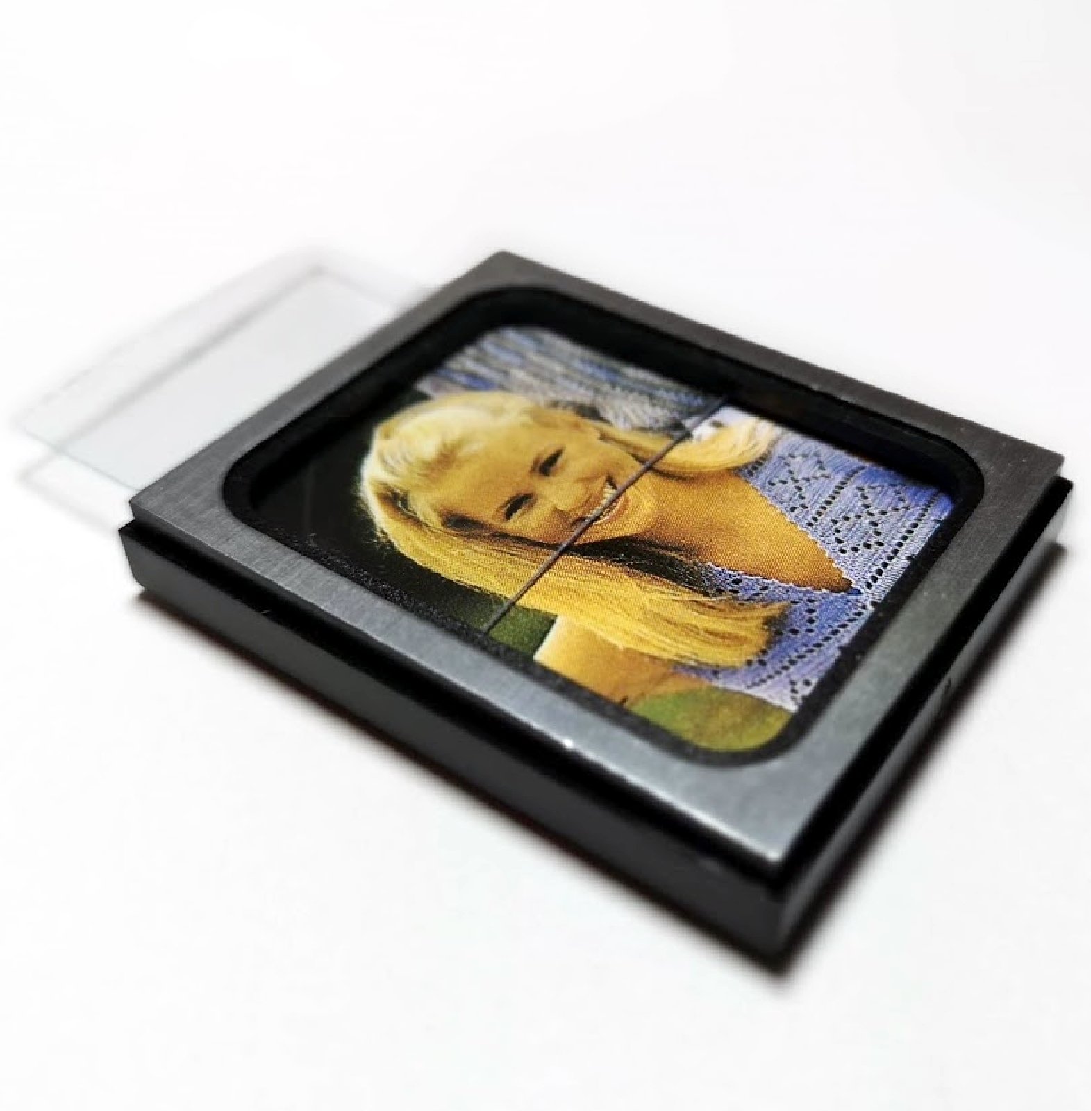 Bilderrahmen Fotorahmen silber 5 x 4 cm selbstklebend