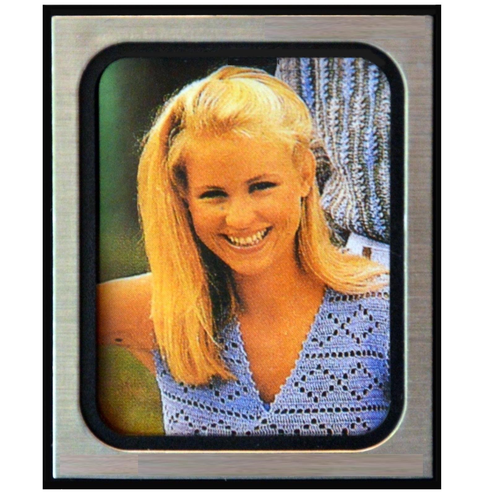 Bilderrahmen Fotorahmen silber 6 x 5 cm selbstklebend