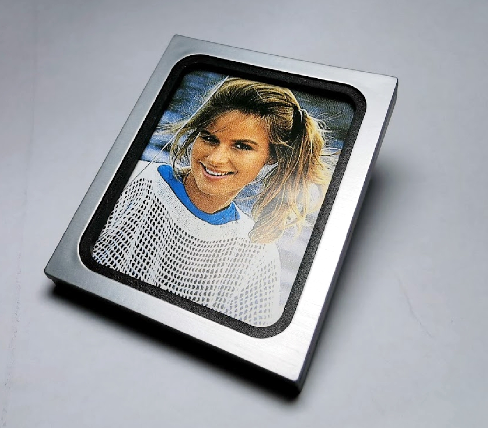 Bilderrahmen Fotorahmen silber 6 x 5 cm selbstklebend