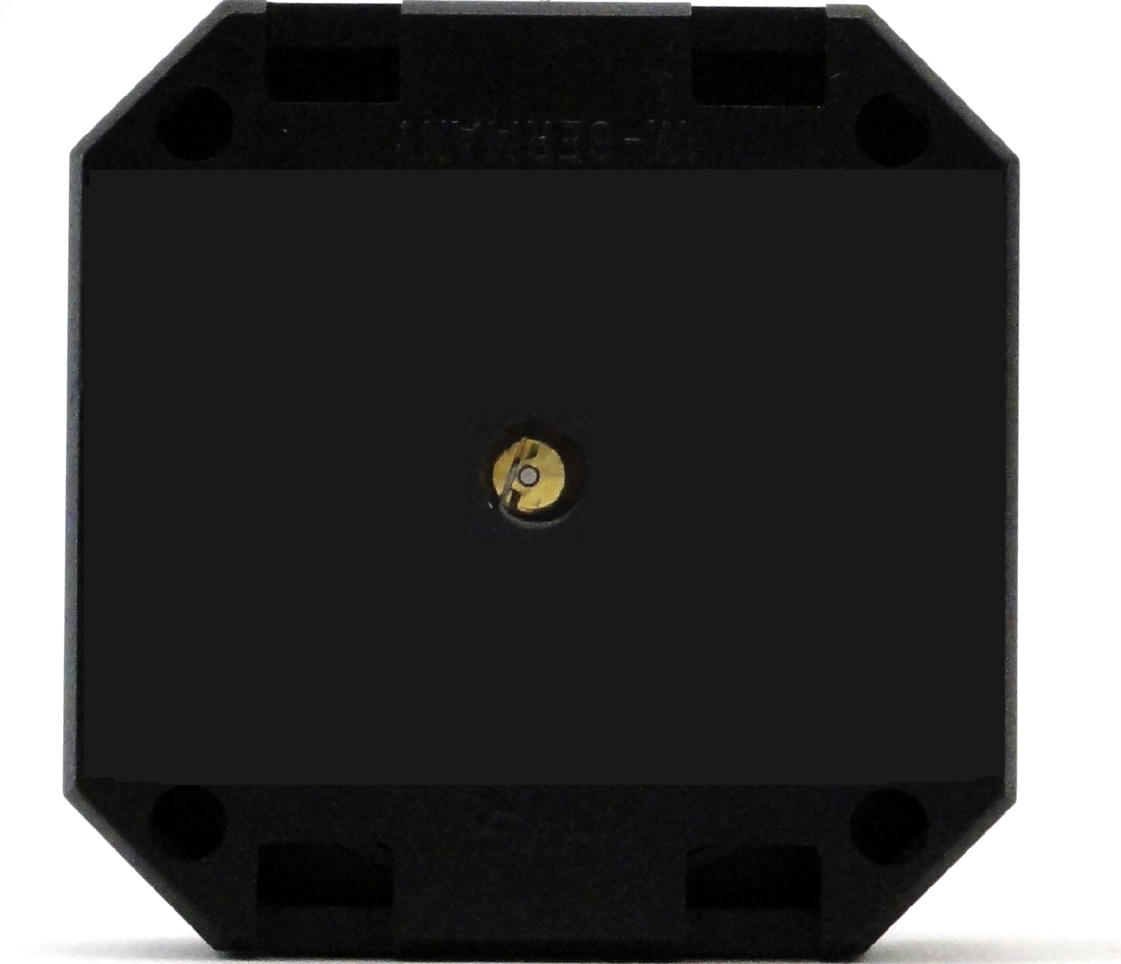 Bimetall Thermometer mit Reliefbuchstaben 4,8 x 4,8 cm selbstklebend