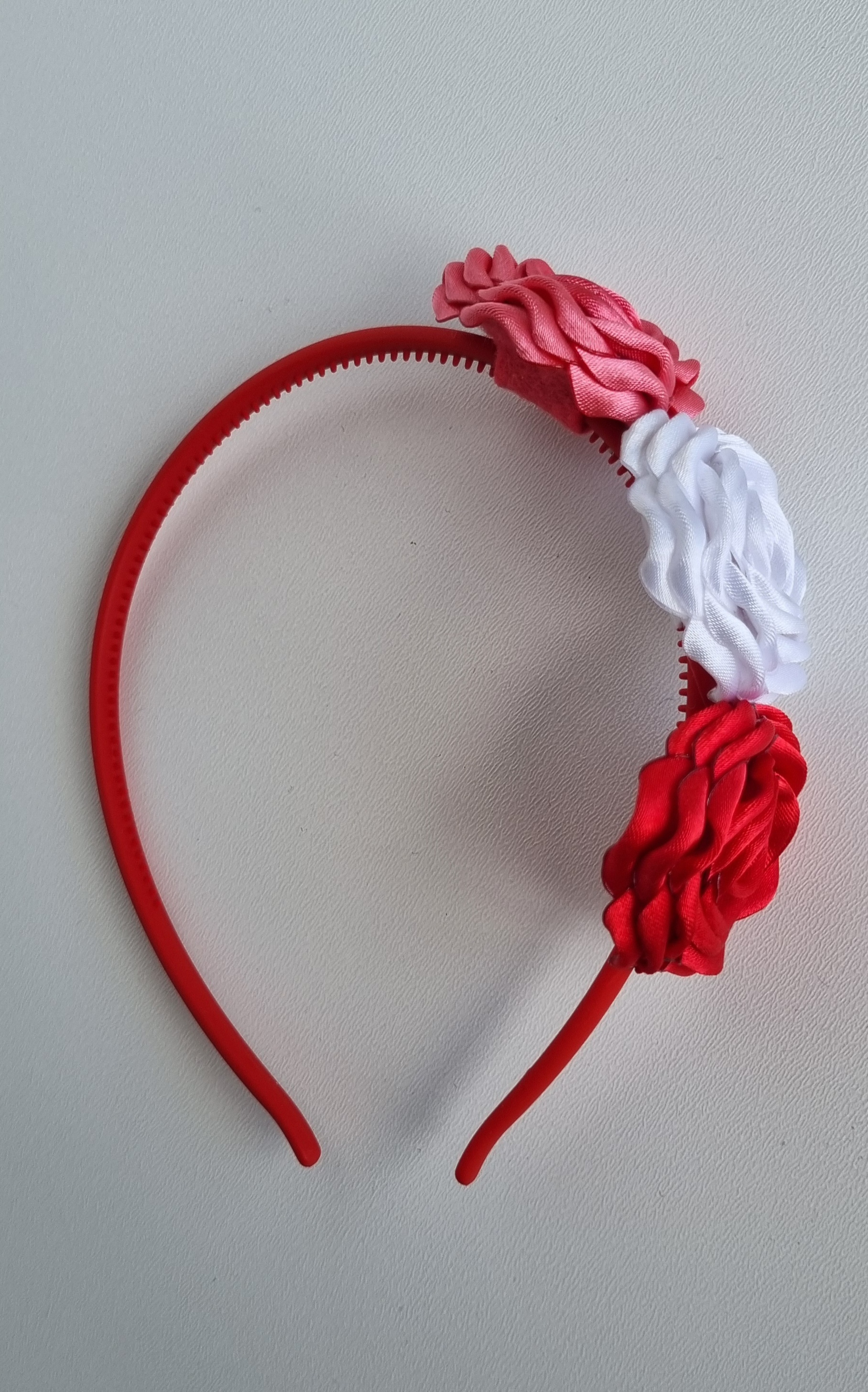 Plaukų lankelis su rožytėmis / Nr.004