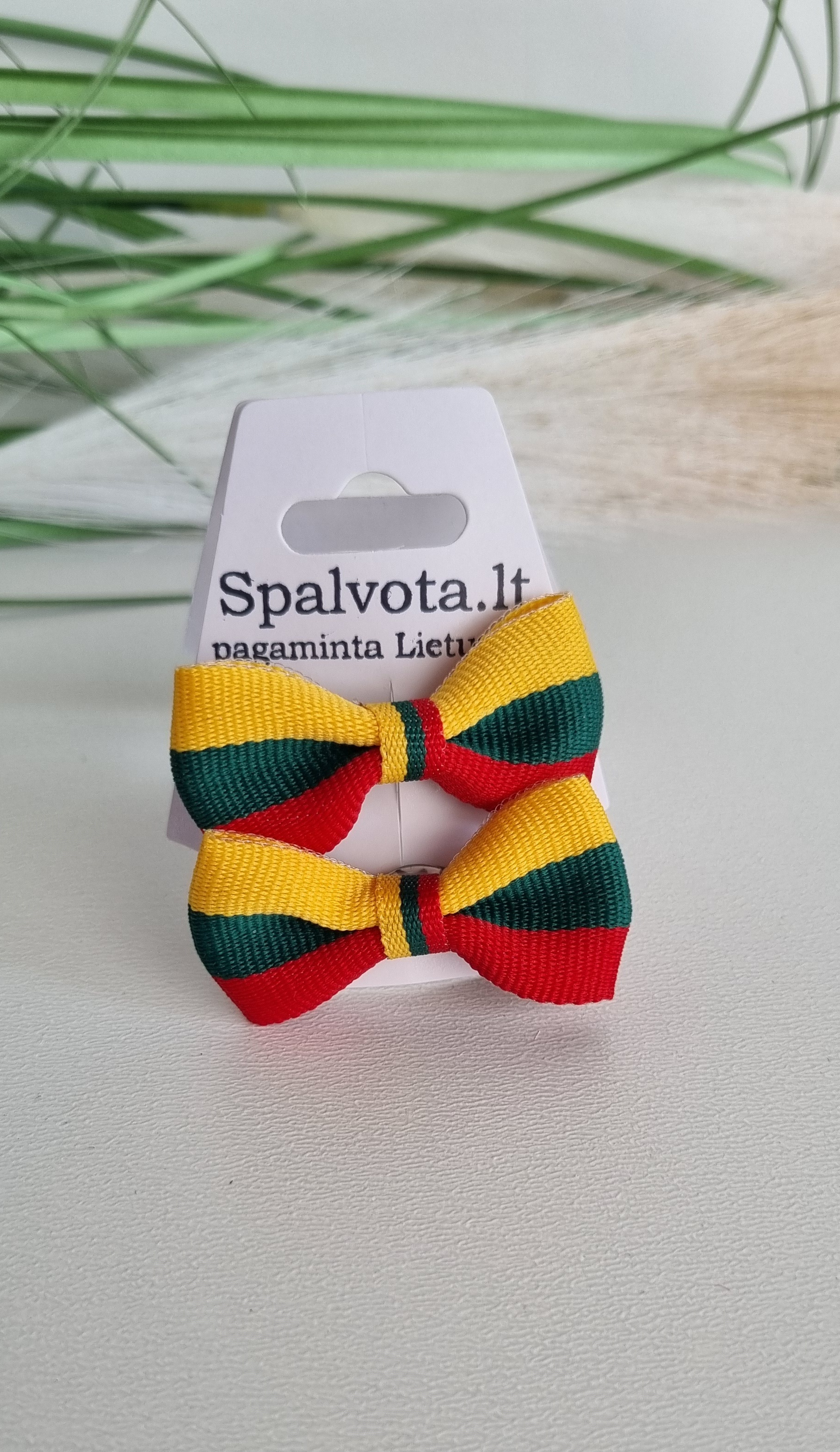 Plaukų segtukai LT maži kaspinėliai