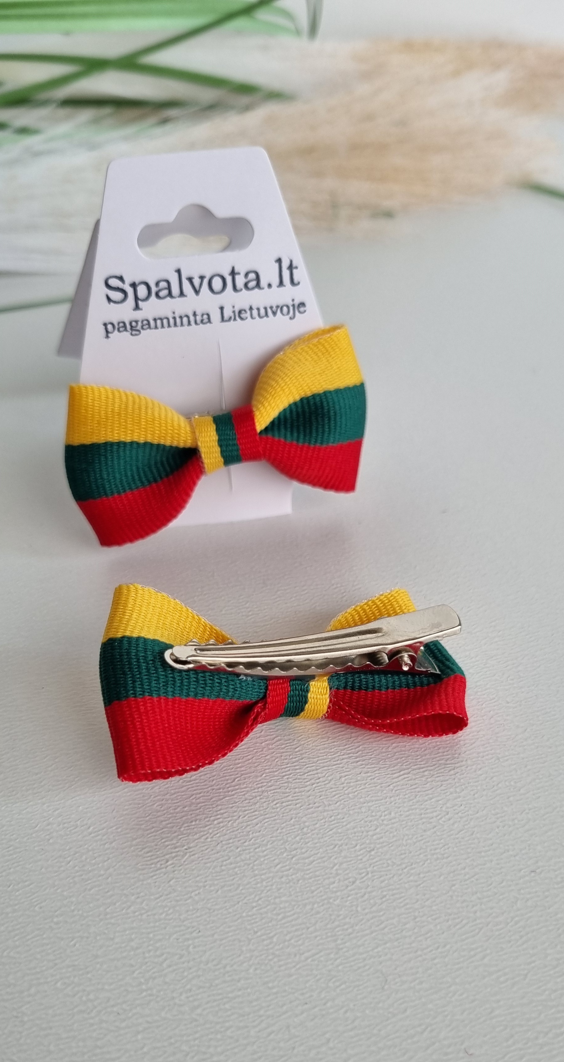 Plaukų segtukas LT kaspinėlis
