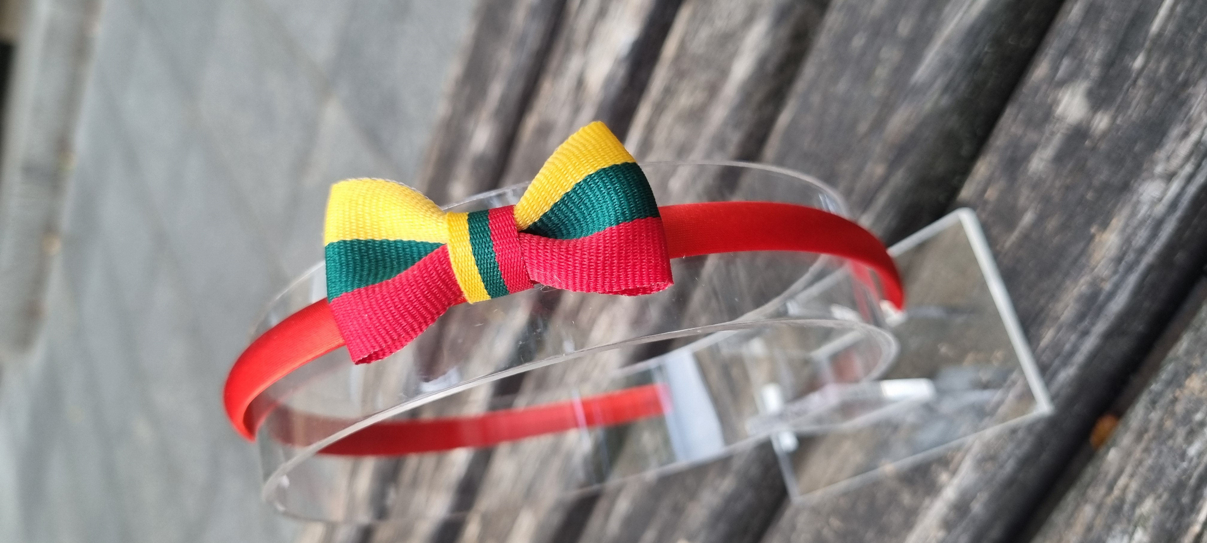 Plaukų lankelis su kaspinėliu LT