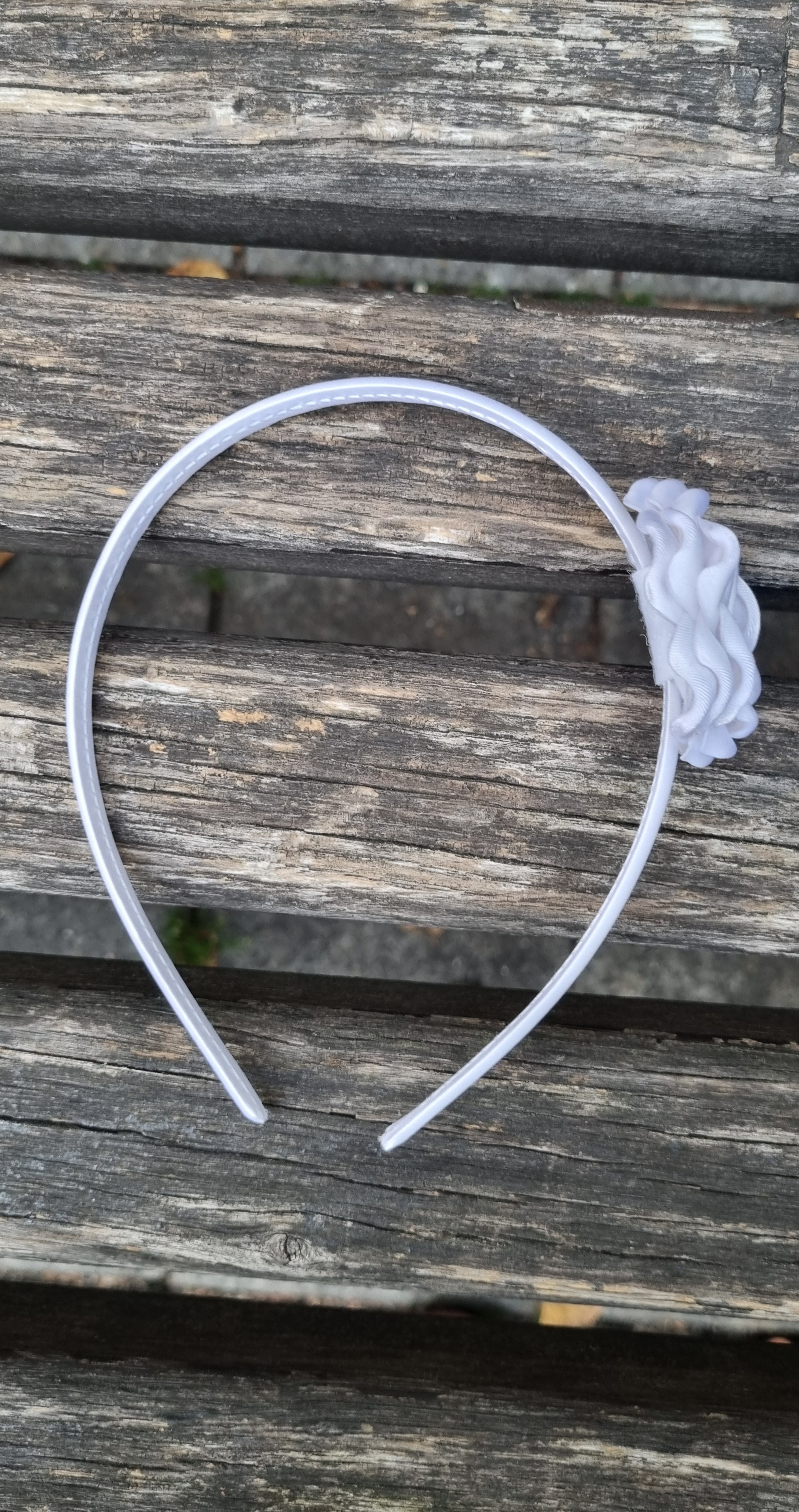 Plaukų lankelis su rožyte / Nr.012