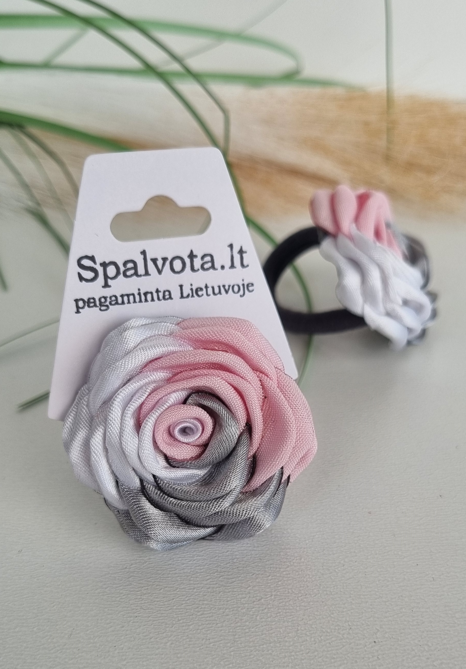 Plaukų gumutė rožytė / Nr.008