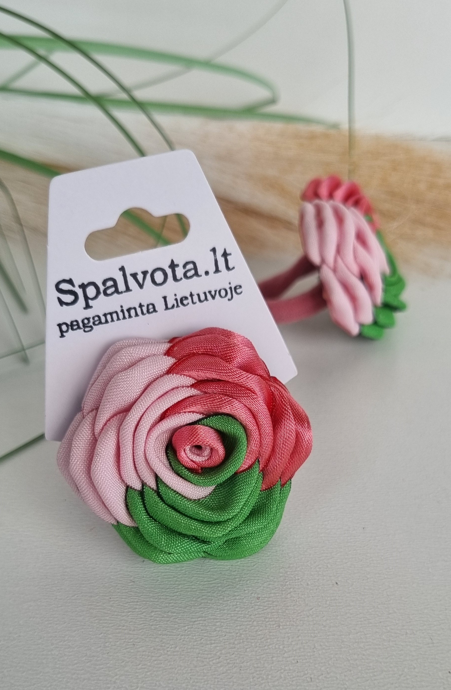 Plaukų gumutė rožytė / Nr.013